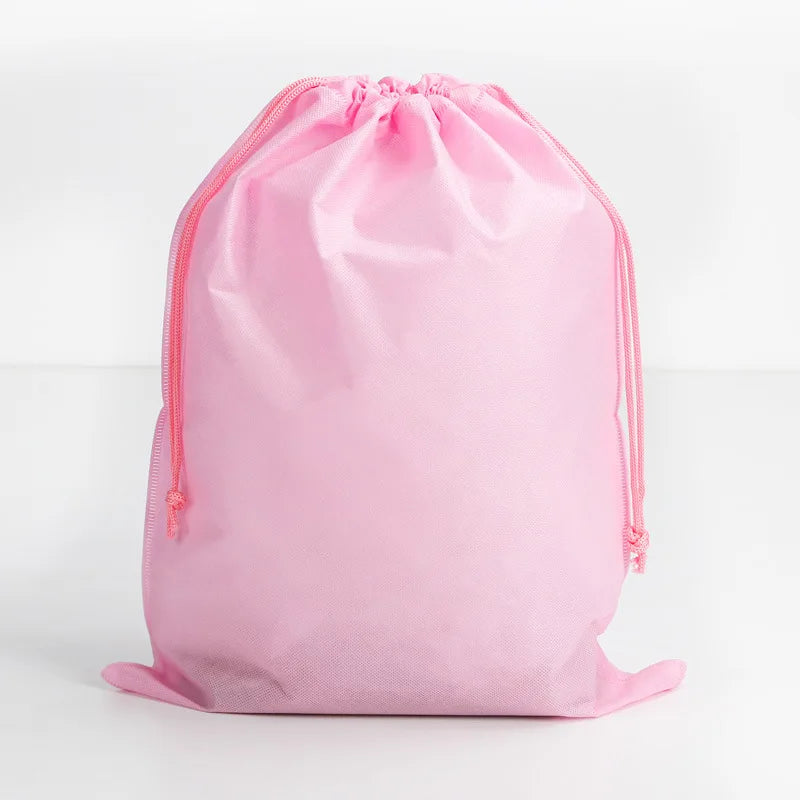 5Pcs/Lot Storage Bag Non-woven Travel Pocket Drawstring Bags Dust-proof Home Supplies Storage Shoes Organizer A033