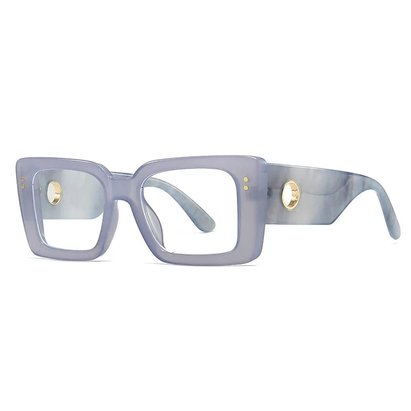 R56788 Luxury Hollow Out Legs Reading Glasses Dioptric +100 ~+300 Women Large Size Retro Square Colorful Presbyopic Eyewear