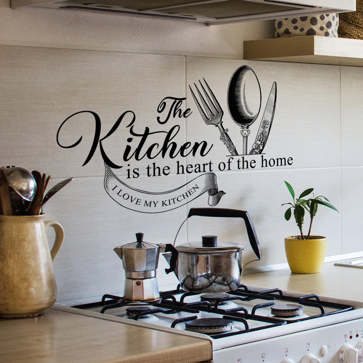 Kitchen Vinyl Tile Wall Stickers For Kitchen Decoration Furniture Sticker Adhesive Wallpaper Room Decor Wall Decal Home Decor