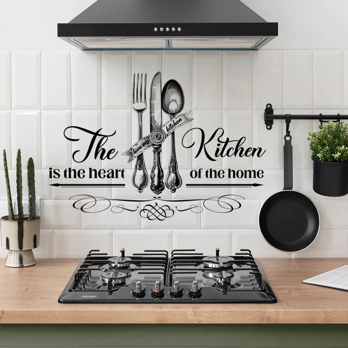 Kitchen Vinyl Tile Wall Stickers For Kitchen Decoration Furniture Sticker Adhesive Wallpaper Room Decor Wall Decal Home Decor