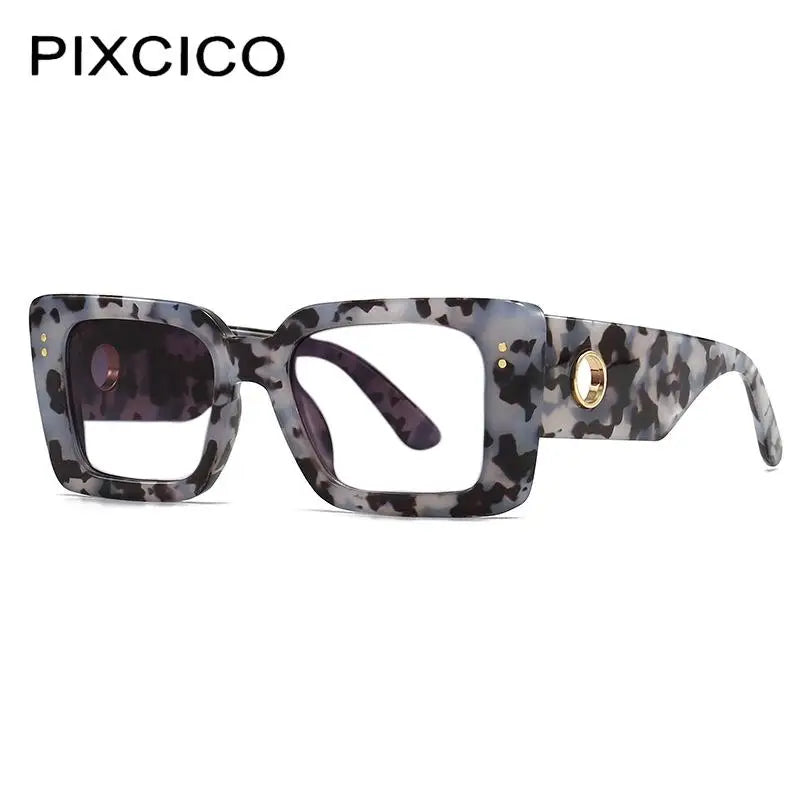 R56788 Luxury Hollow Out Legs Reading Glasses Dioptric +100 ~+300 Women Large Size Retro Square Colorful Presbyopic Eyewear