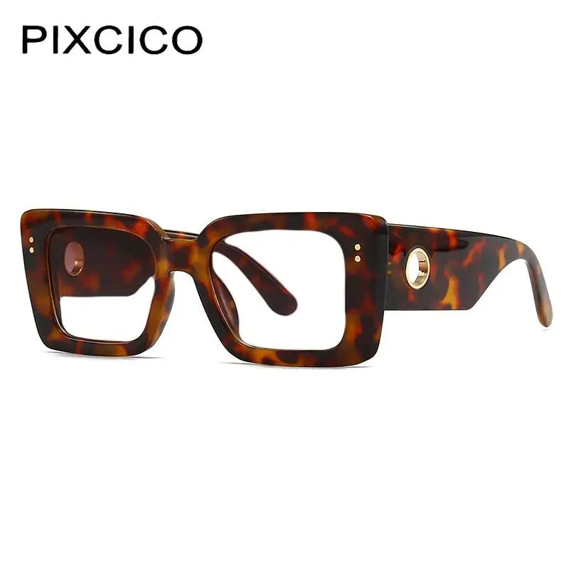 R56788 Luxury Hollow Out Legs Reading Glasses Dioptric +100 ~+300 Women Large Size Retro Square Colorful Presbyopic Eyewear